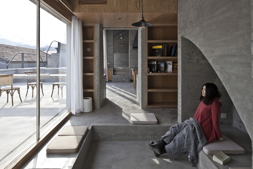 house of steps by chaoffice frames the mountainous landscape of china designboom