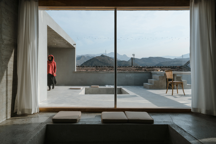 house of steps by chaoffice frames the mountainous landscape of china designboom