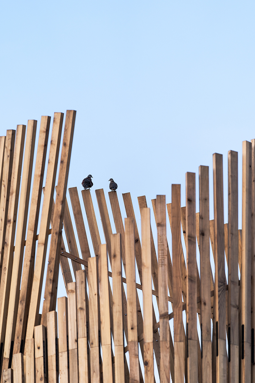 ling li tsengs between waves installation creates a vibrant spatial experience 10