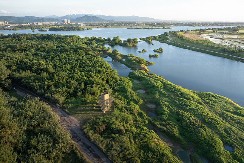 ancient wetland caves inform studio 10’s concrete and bamboo pavilion along china’s qu river - 2