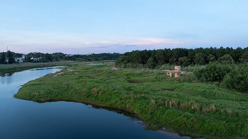 ancient wetland caves inform studio 10’s concrete and bamboo pavilion along china’s qu river - 4