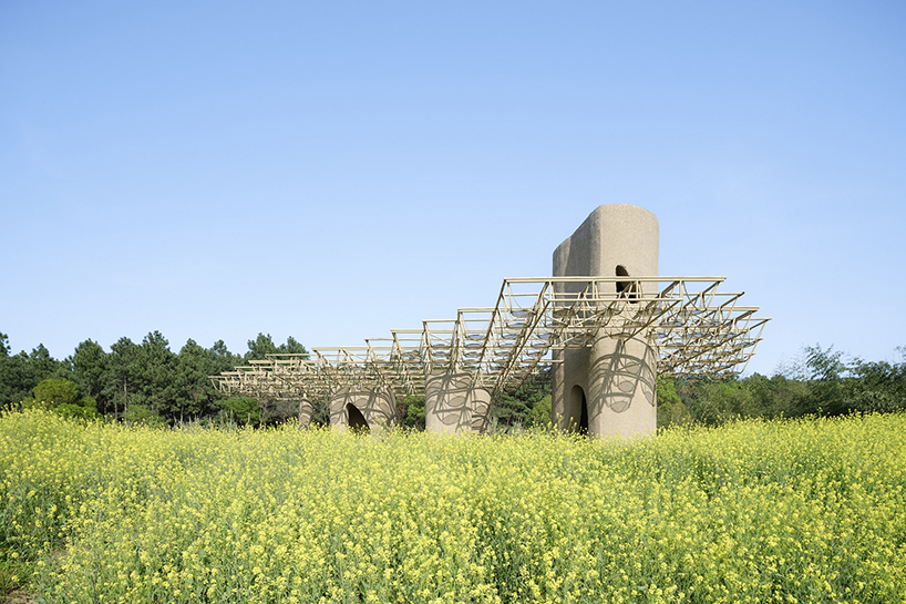ancient wetland caves inform studio 10’s concrete and bamboo pavilion along china’s qu river - 6