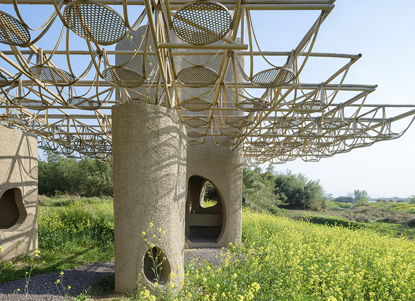 ancient wetland caves inform studio 10’s concrete and bamboo pavilion along china’s qu river - 8
