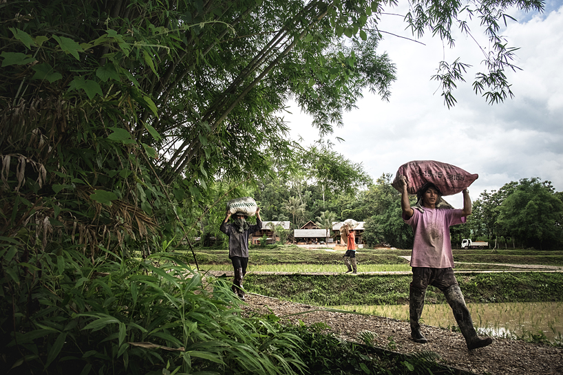 the ahsa farmstay by creative crews uses vernacular building techniques in thailand