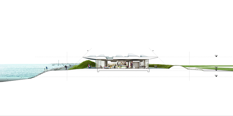 nord architects embeds a sustainable marine education center on the swedish coastline designboom