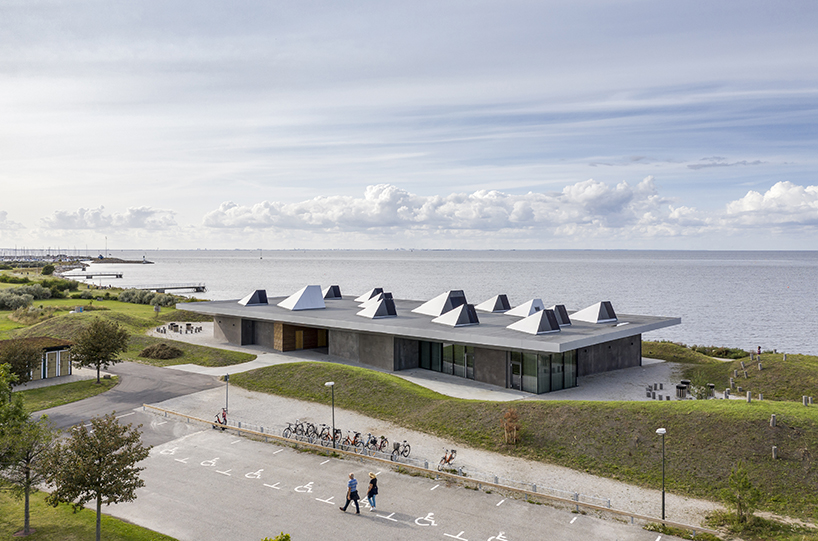 nord architects embeds a sustainable marine education center on the swedish coastline designboom