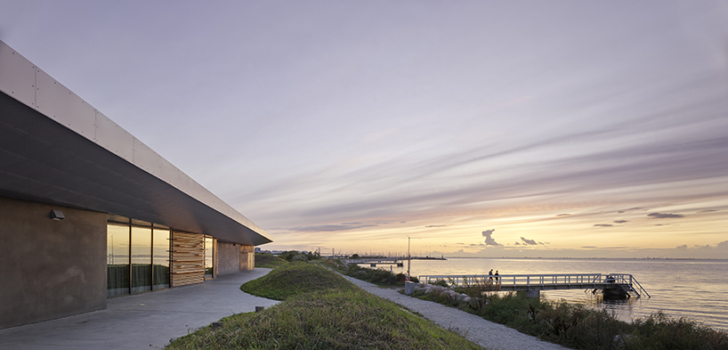 nord architects embeds a sustainable marine education center on the swedish coastline designboom