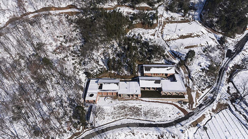 3andwich design and he wei studio interpret drawings of rural china into architecture