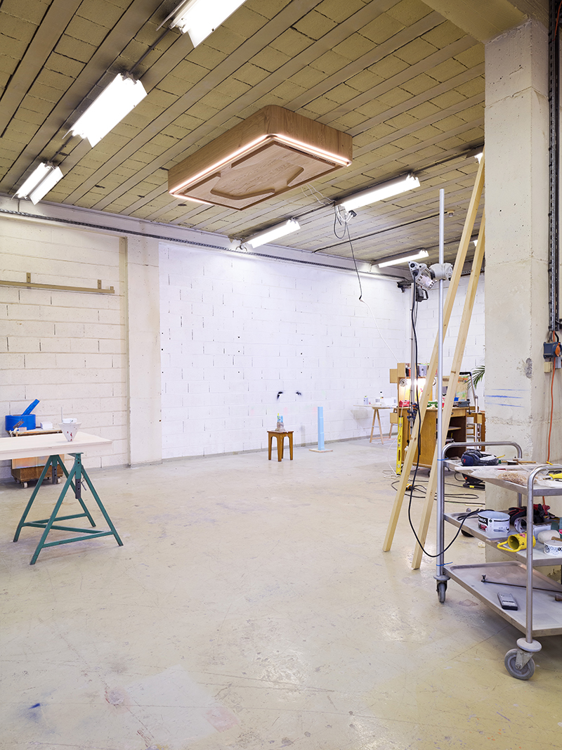 JCPCDR's 'flying table' uses detachable seat belts to suspend from the ceiling designboom
