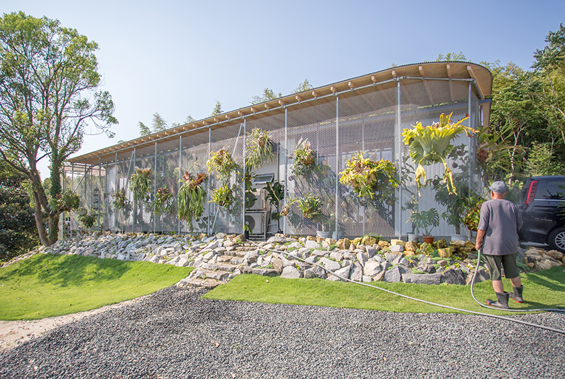 1-1 architects designs a family home for a tropical plant farmer in japan designboom