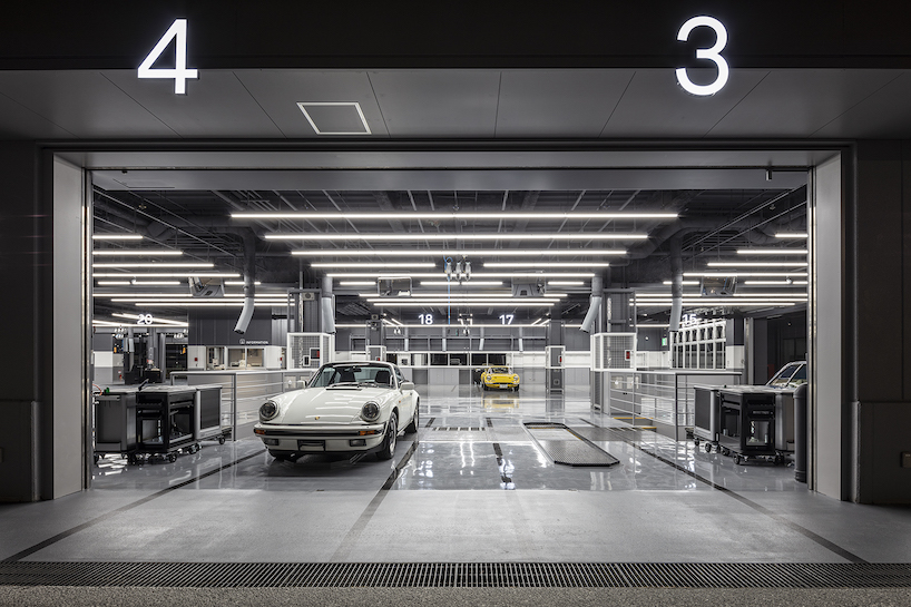 TONERICO:INC designs an automotive emporium for both man and machine in tokyo designboom
