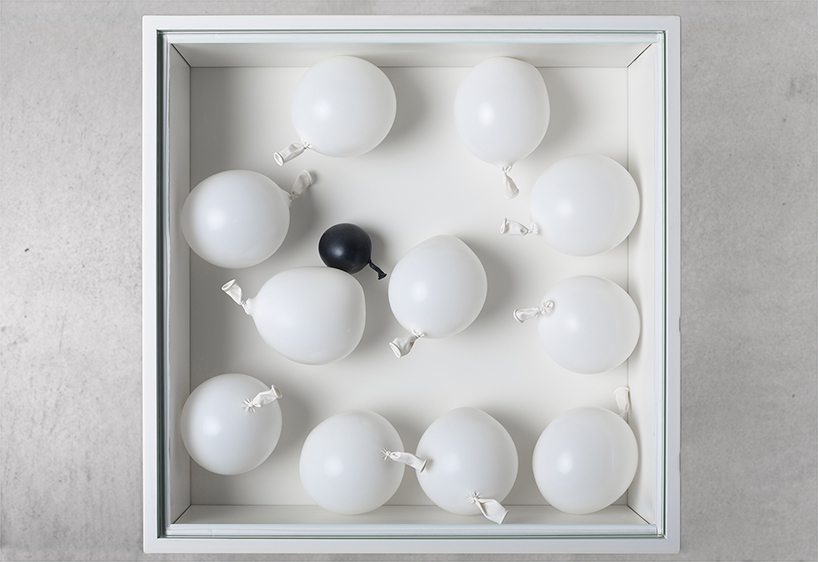 arthur analts' inflating balloon sculpture reflects on black lives matter designboom