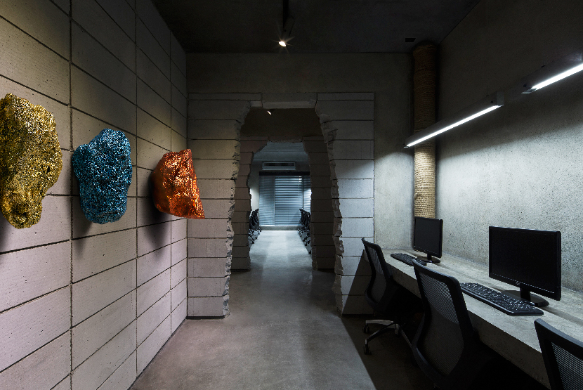 infinite nide uses bamboo and concrete to design ‘spiritual’ office in changsha, china