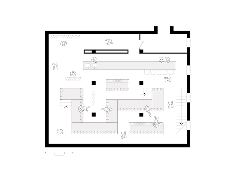 infinity nide designs event space in beijing exploring original nature of materiality - 9