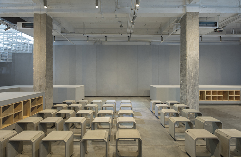 infinity nide designs event space in beijing exploring original nature of materiality - 2