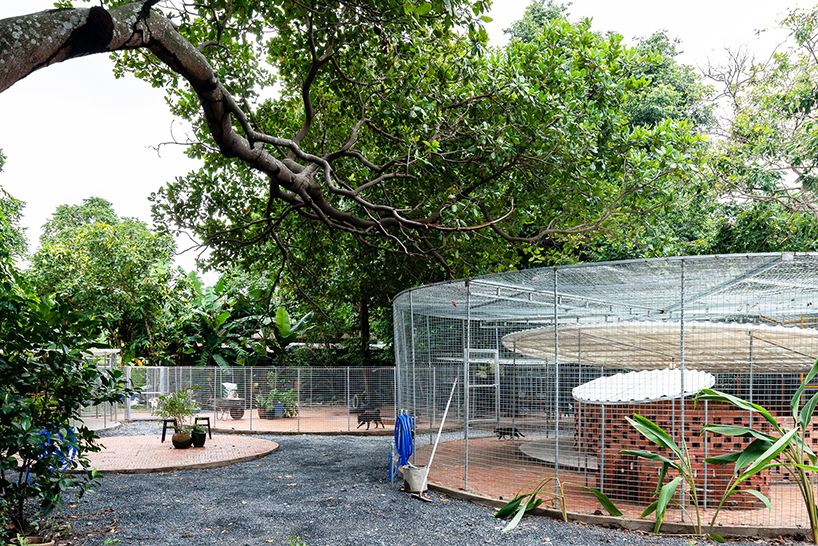 sawadeesign forms large circular enclosures for hoc mon pet shelter in vietnam designboom