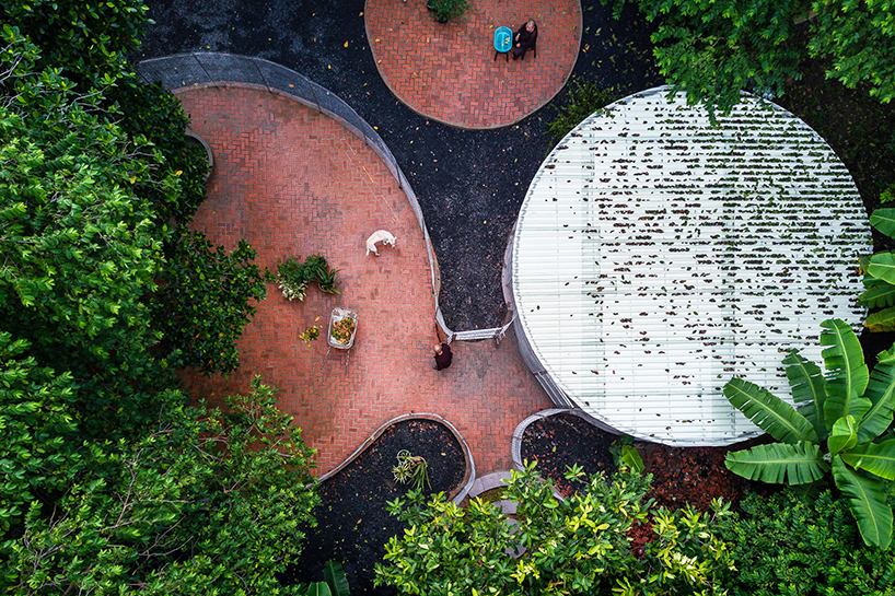 sawadeesign forms large circular enclosures for hoc mon pet shelter in vietnam designboom