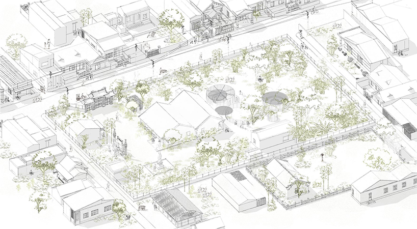 sawadeesign forms large circular enclosures for hoc mon pet shelter in vietnam designboom