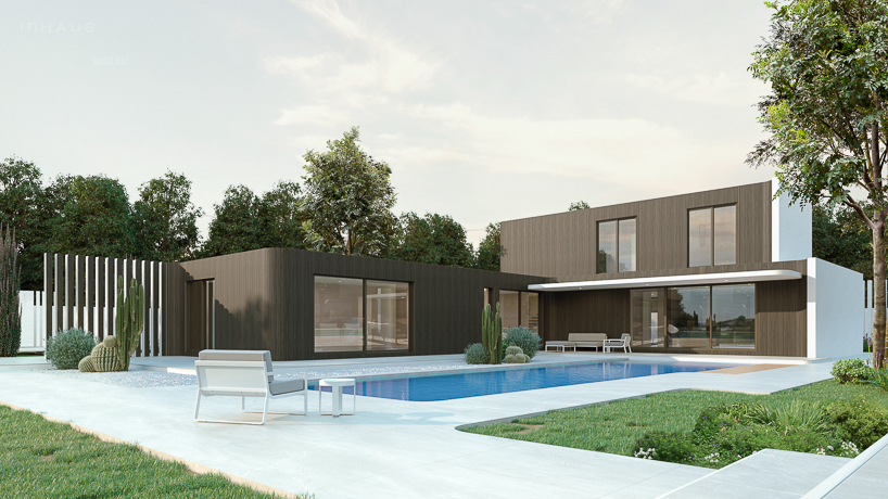 casas inHAUS presents a collection of homes designed by fran silvestre, mario ruiz + yonoh designboom