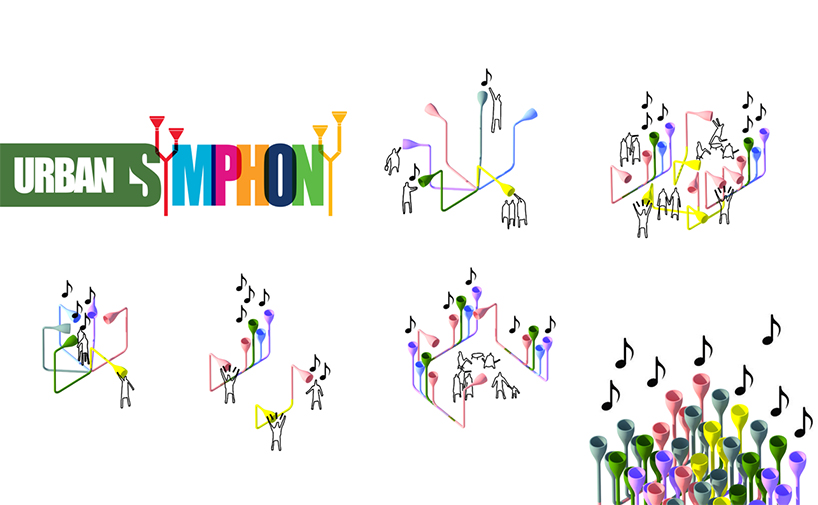 garis architects designs urban symphony, an interactive installation at WUF kuala lampur - 11