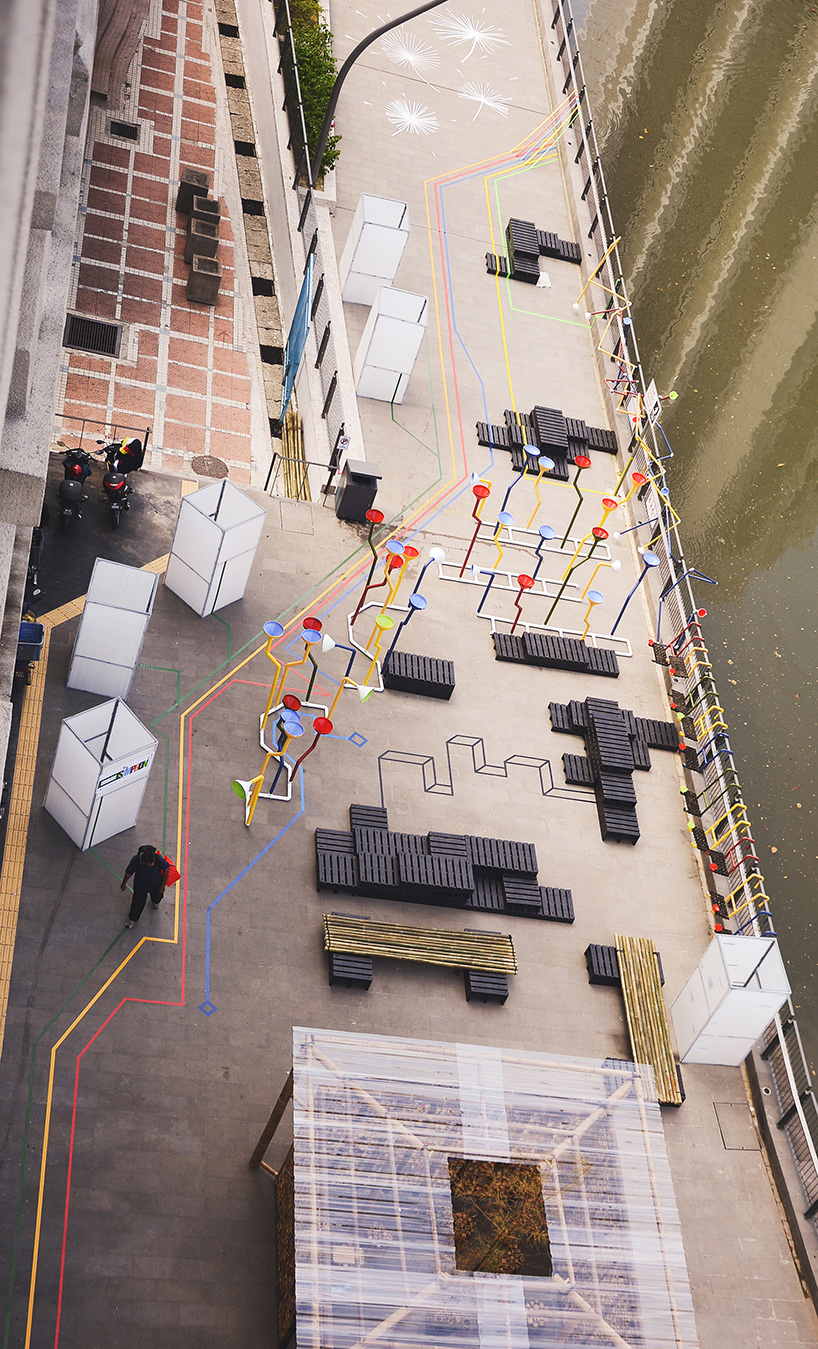 garis architects designs urban symphony, an interactive installation at WUF kuala lampur - 1