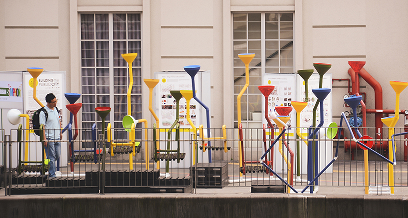 garis architects designs urban symphony, an interactive installation at WUF kuala lampur - 2