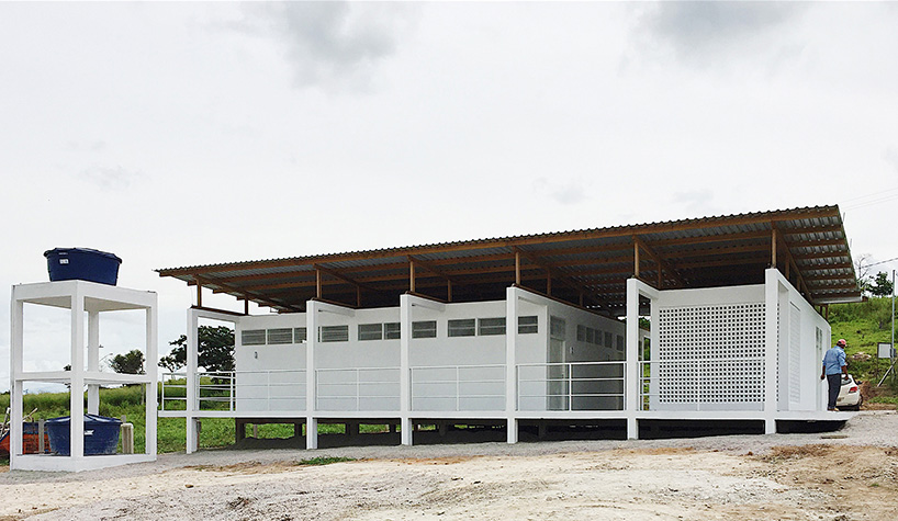 estudio flume constructs a beekeepers workshop on concrete piers in northern brazil designboom
