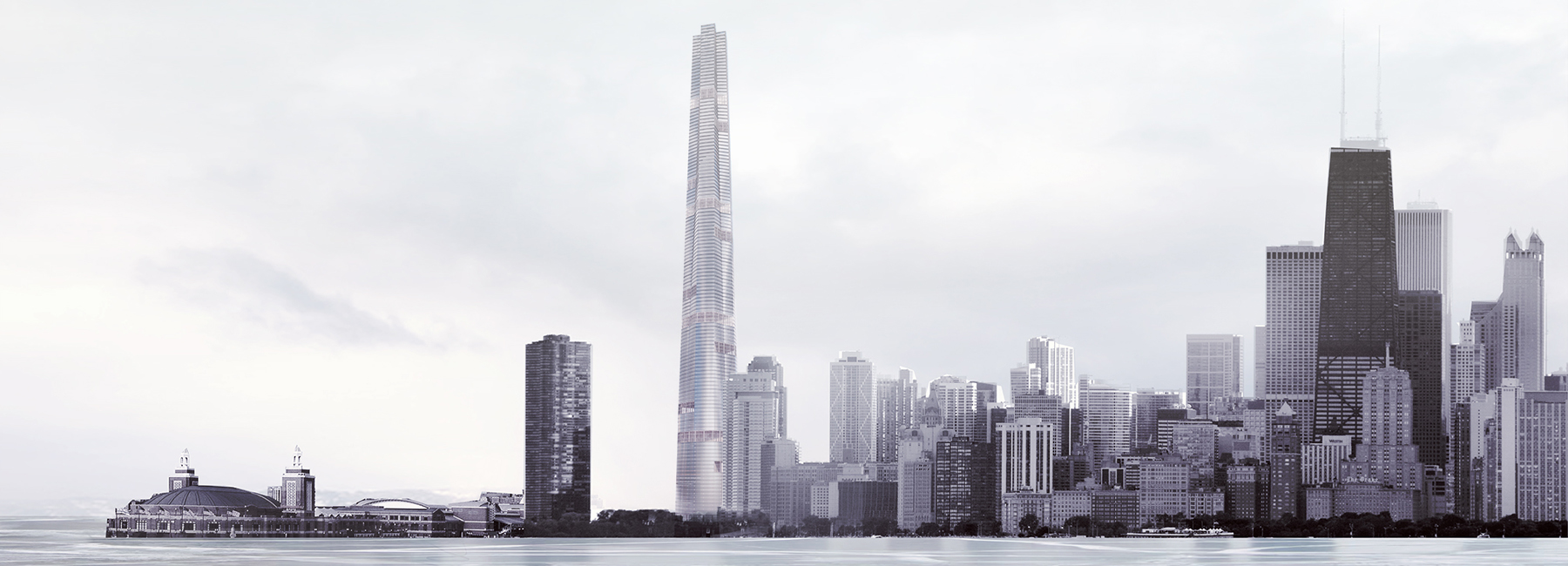 Chicago Floating Building greyscale's chicago spire is a floating tower to replace the never ...