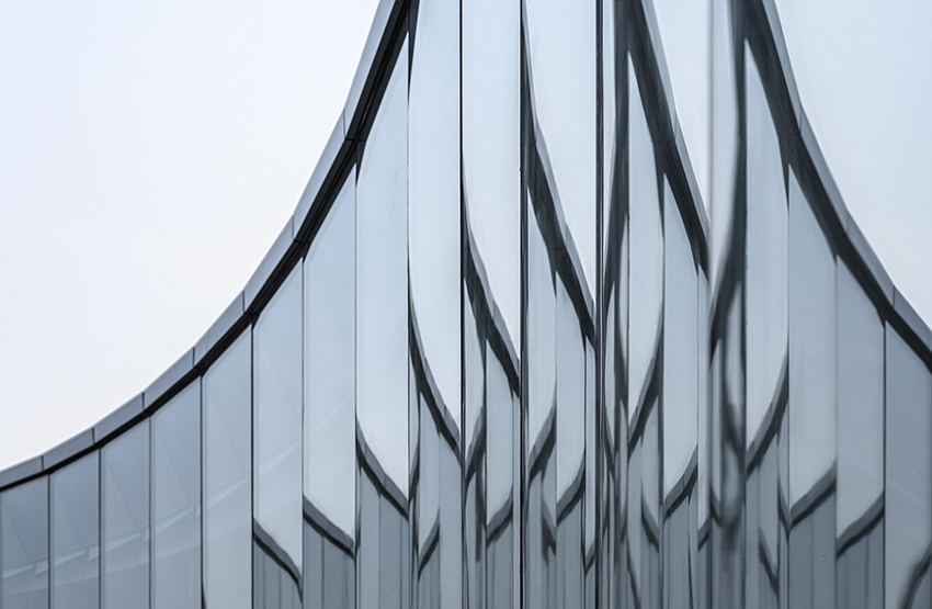lacime architects applies aluminum plates to 'the wave' museum in china designboom