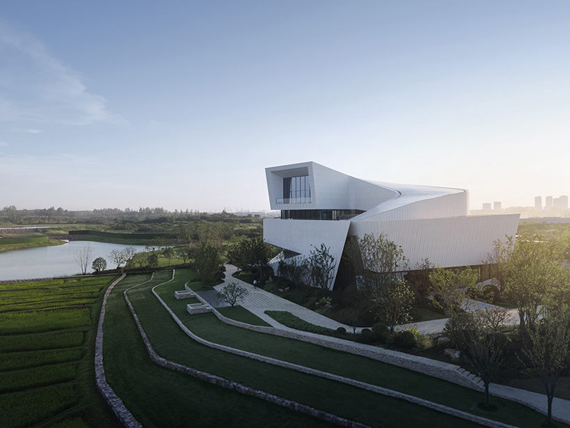 lacime architects completes OCT chuzhou minghu experience center designboom