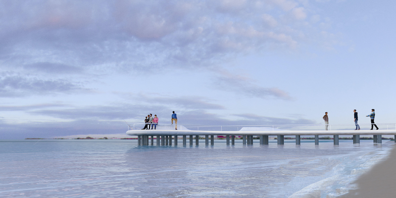 pedestrian pier design art experience nature 4