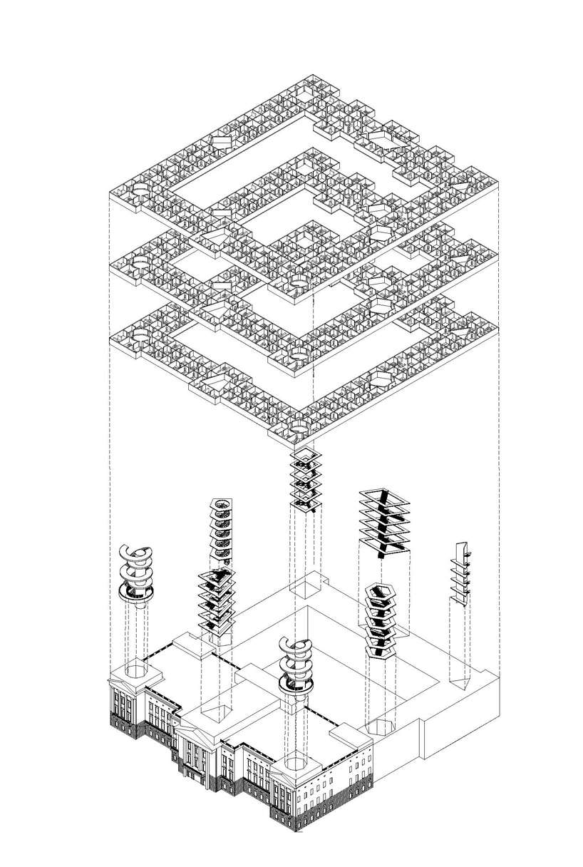 opposite office proposes to transform london's buckingham palace into affordable housing
