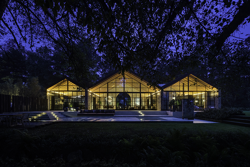 chain+siman & modo manera create stone retreat influenced by mexican haciendas