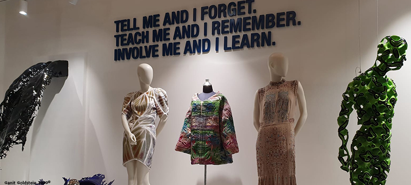 ganit goldstein launched a 3d printed virtual reality fashion exhibition showcase groundbreaking tailored outfits 2