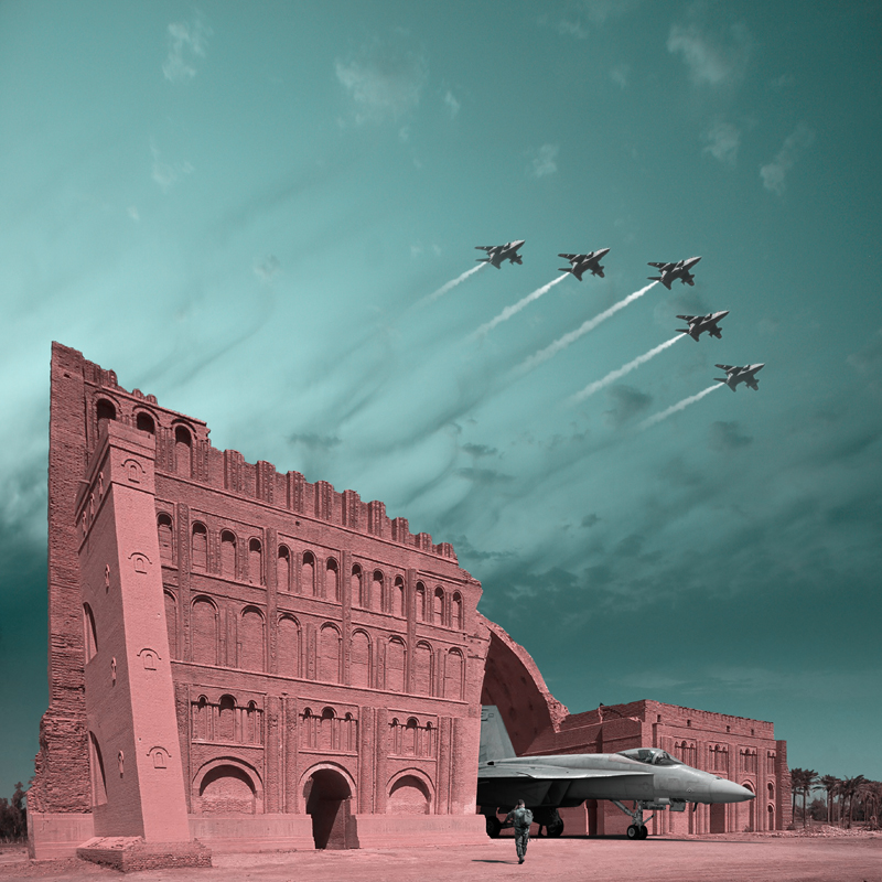 mohammad hassan forouzanfar imagines new realities for traditional architectural landmarks of iran