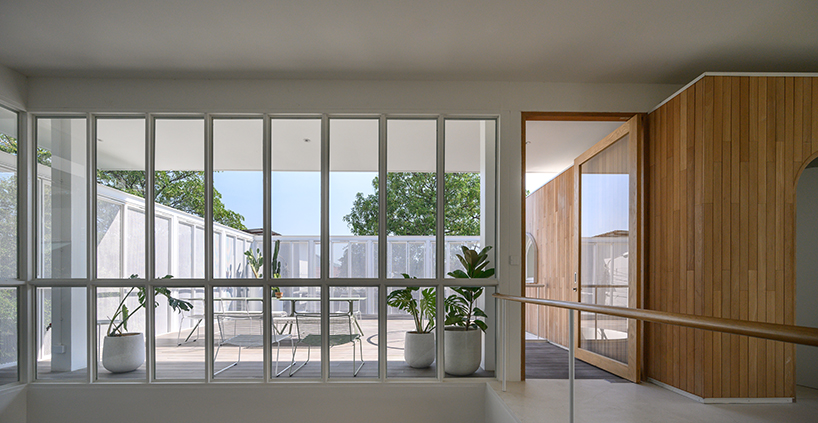 bodinchapa architects applies a translucent façade to house renovation in bangkok designboom