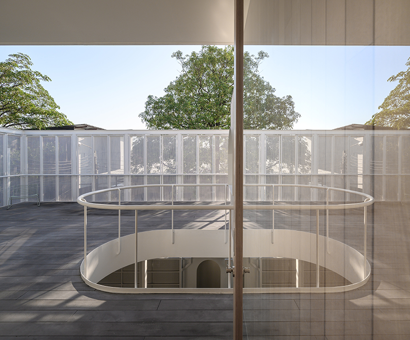 bodinchapa architects applies a translucent façade to house renovation in bangkok designboom