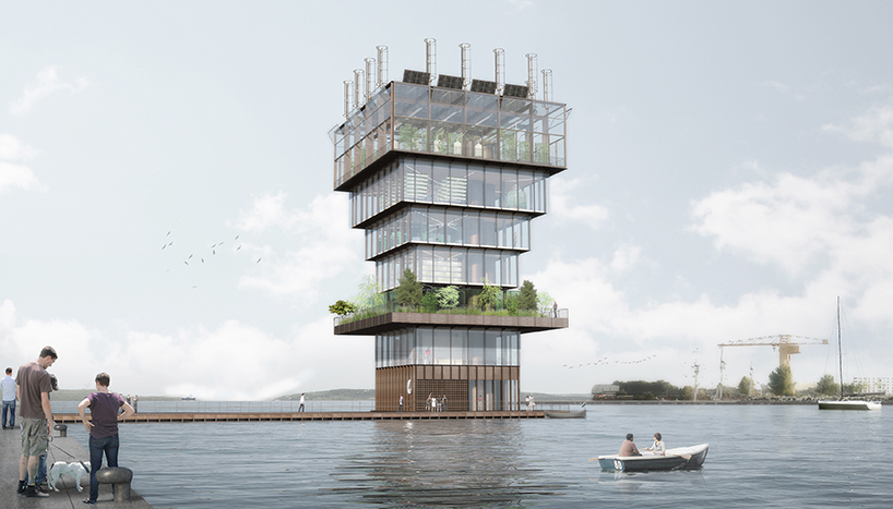'superfarm' by studio NAB proposes an urban vertical farm to combat land shortage