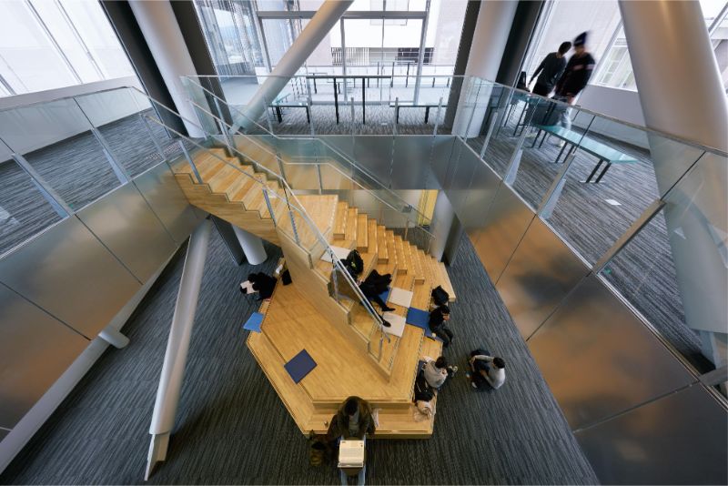 C+A revives landmark building in kyoto university of foreign studies - 2