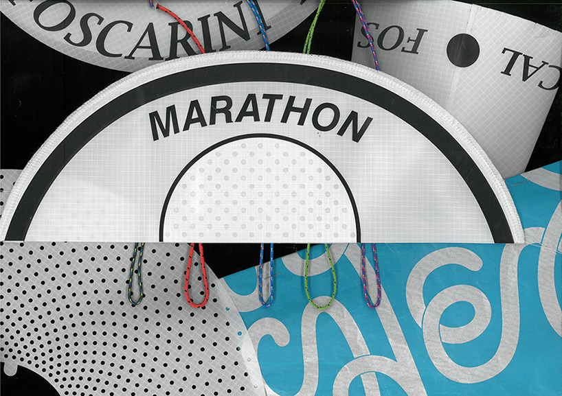 victor moynier takes cues from the sportswear industry for the design of the 'marathon' lamp