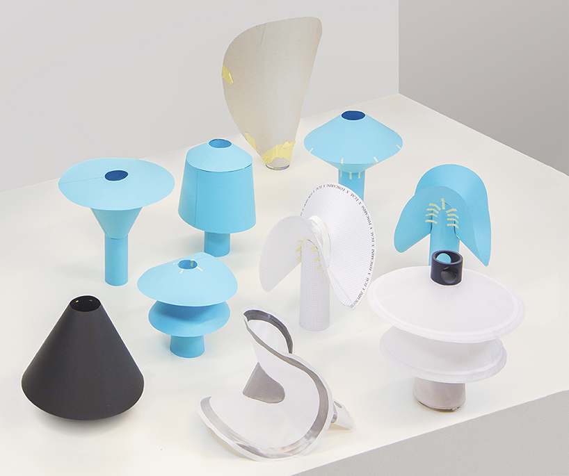 victor moynier takes cues from the sportswear industry for the design of the 'marathon' lamp