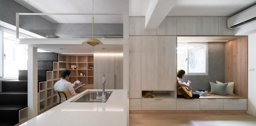 nestspace design completed a transformation on a 23 sqm apartment to response to high price urban living in taiwan 3