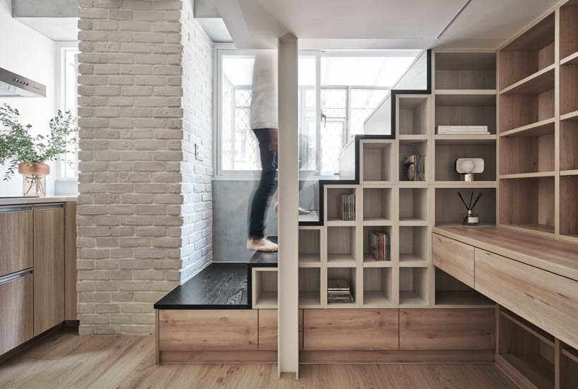 nestspace design completed a transformation on a 23 sqm apartment to response to high price urban living in taiwan 6