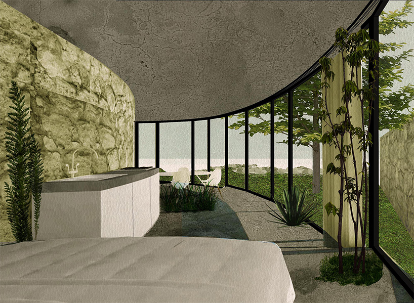 this curved house by infraestudio opens up to the beach in west havana