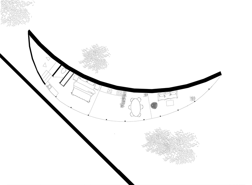 this curved house by infraestudio opens up to the beach in west havana