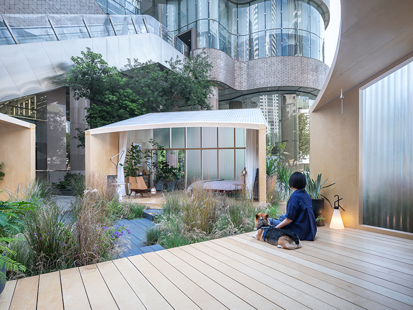 team_bldg's installation unites the home with nature in shanghai