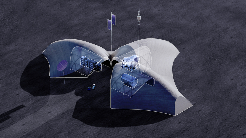 ai spacefactory releases designs for first human foothold on the moon 5