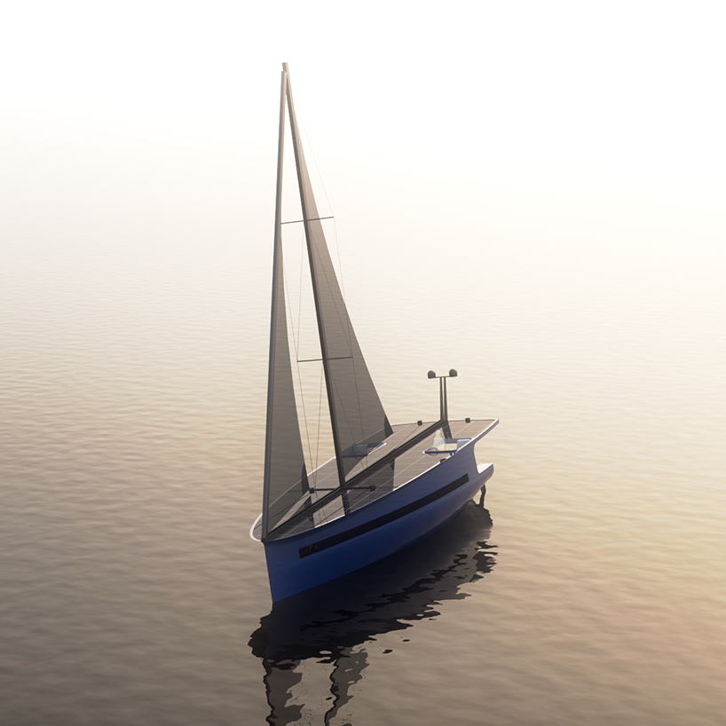 pedro ramalho designs the 'P1' energy autonomous yacht designboom