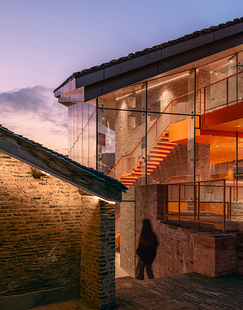 people's architecture office revives ancient porcelain factory in china with exhibition spaces