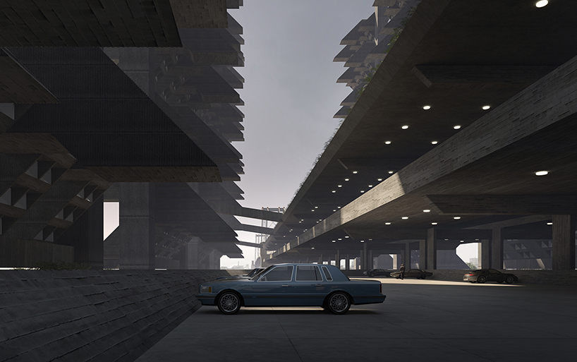 architects realise paul rudolph's LOMEX proposal for a new york city that could have been